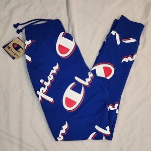 Champion | Reverse Weave All Over Logo Print Sweatpants